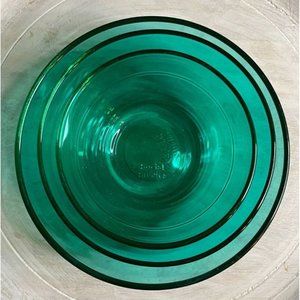 SET OF 3 - Social Studies Emerald Green NESTING BOWLS - 6, 10, 16 ounce